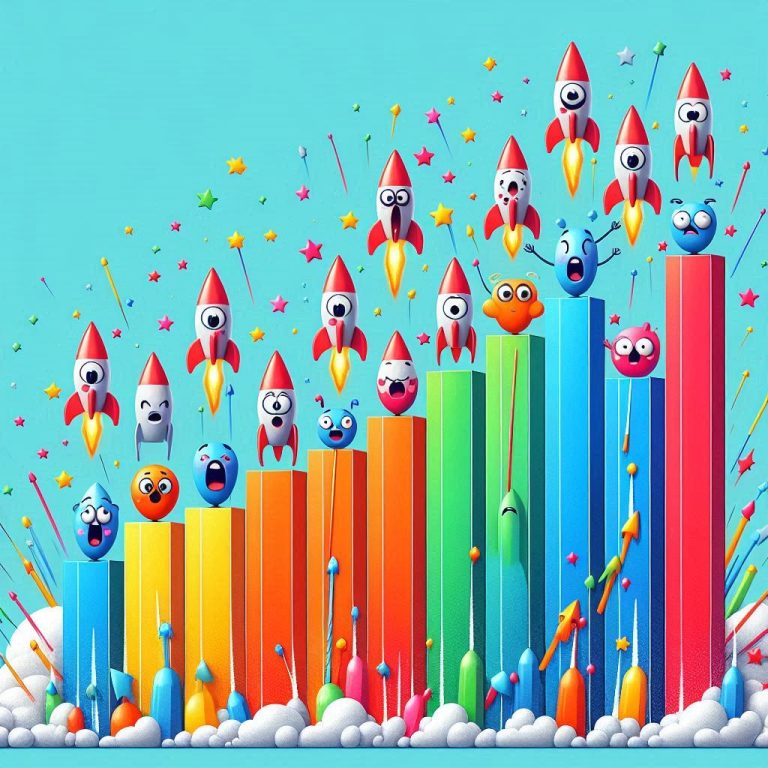 Cartoonish Graph Depicting skyrocketing rates.